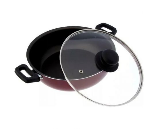 Жаровня Демидовский глубокая 24 + стеклянная крышка СЭ-012 – изображение 2