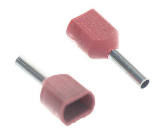 Наконечник-гильза IEK, НГИ2 0,75-8, темно-красный, 20шт UTE10-4-D75-100 – изображение 2