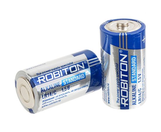 Элемент питания Robiton STANDARD LR14 SR2, в упаковке 2 шт 13593 – изображение 2