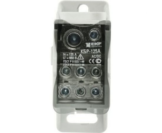 Распределительный блок EKF КБР на DIN-рейку и монтажную панель, 160A, PROxima SQplc-kbr160 – изображение 2