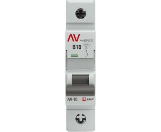 Автоматический выключатель EKF AVERES AV-10, 1P, 10A, 10kA SQ mcb10-1-10B-av – изображение 2