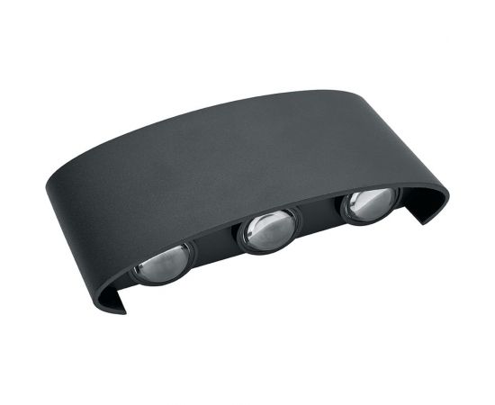 Уличный светодиодный светильник FERON DH101, 6x1W, 450Lm, 3000K, черный 48100 – изображение 2