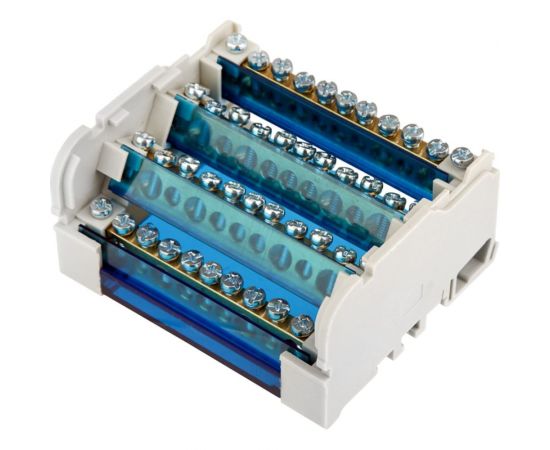 Шина на DIN-рейку в корпусе кросс-модуль REXANT 4x11 11-2304-11 – изображение 2