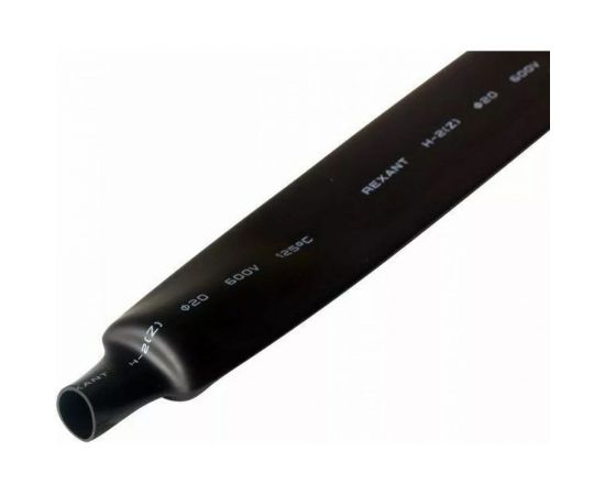 Термоусадочная трубка REXANT ТУТнг 80,0 / 40,0 мм 1м чёрная 10 шт 25-0080 – изображение 2