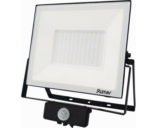 Светодиодный прожектор RITTER серия PROFI 230В 100 Вт 6500К 10000Лм IP65 черный с датчиком движения 53424 6 – изображение 2