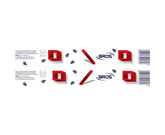 Липкая полоска от мух BROS специальный объемный рисунок, 1 шт. 700535 – изображение 2