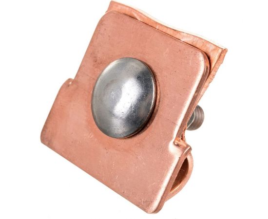 Держатель круглого проводника EZETEK 6-10мм для фальца 0.7-3мм, медь 91093 – изображение 2