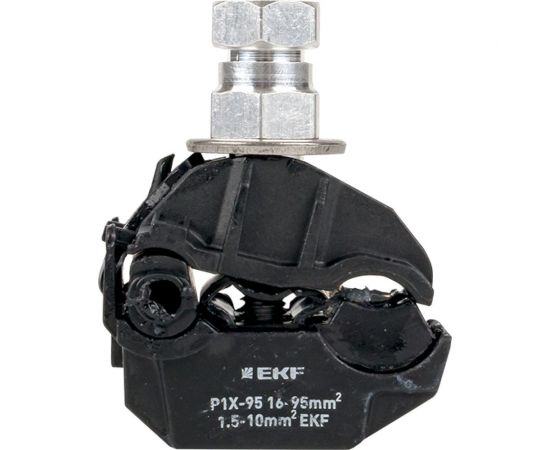 Прокалывающий ответвительный зажим EKF P1X-95 16-95 мм2, 1,5-10 мм2 инд.упак. PROxima p-1x-95-r – изображение 2