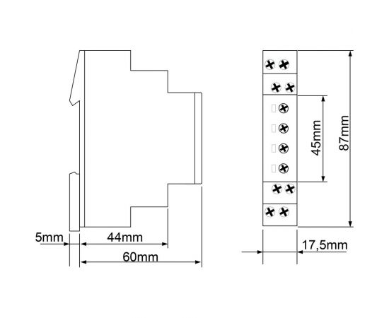 Реле времени TELE задержка включения и выключения E1Z1ER10 24-240V AC/DC VE10 110208A – изображение 3