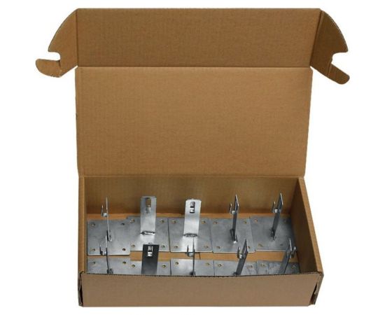 Комплект, набор из 10 держателей для молниезащиты TORR кровельный с основанием, высота - 100мм. 6182332 – изображение 3