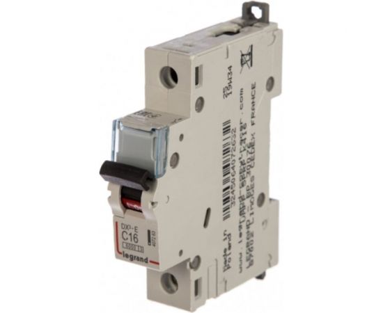 Автоматический выключатель Legrand DX3 6000 - 10 кА - тип C - 1П - 16 А - 1 модуль 407670 – изображение 3
