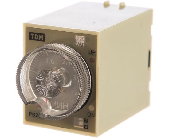 Реле времени TDM РВ2G-4мин/24час-5A-220В-8Ц SQ1503-0012 – изображение 3
