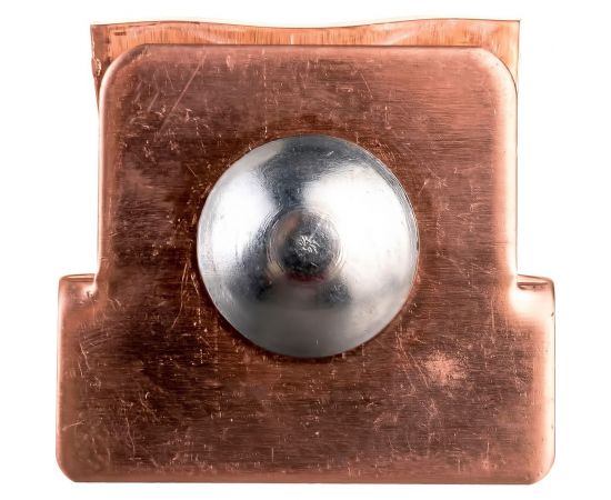 Держатель круглого проводника EZETEK 6-10мм для фальца 0.7-3мм, медь 91093 – изображение 3