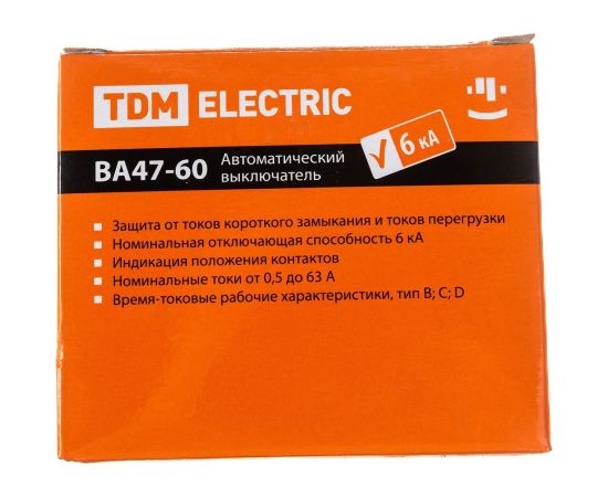 Автоматический выключатель TDM ВА47-60, 4Р, 32А, 6кА, характеристика С SQ0223-0128 – изображение 4