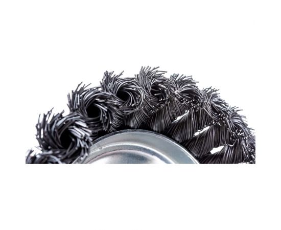 Кордщетка чашеобразная стальная витая для УШМ, 125 мм ROCKFORCE RF-BWC105 – изображение 4