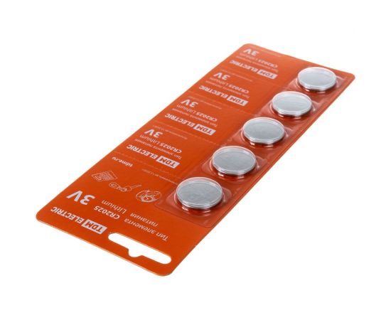 Элемент питания TDM CR2025 Lithium 3V BP-5 SQ1702-0028 – изображение 4