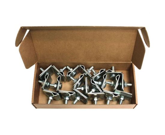 Фальцевый комплект, набор из 10 держателей для молниезащиты TORR 45x45мм 6182339 – изображение 4