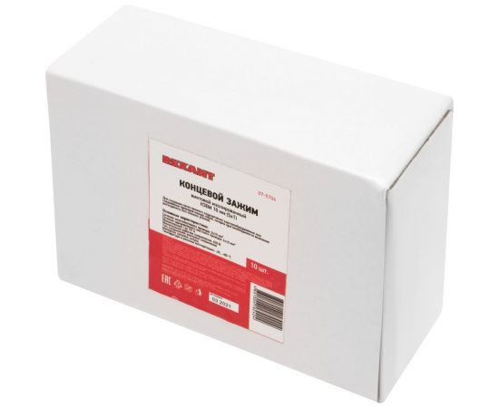 Концевой винтовой изолированный зажим КЗВИ 10 мм 5х1 10 шт REXANT 07-5704 – изображение 4