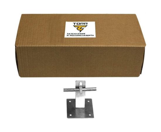 Комплект, набор из 10 держателей для молниезащиты TORR кровельный с основанием, высота - 100мм. 6182332 – изображение 4