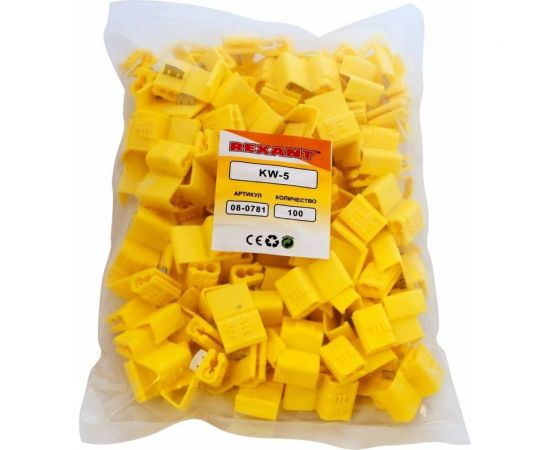 Прокалывающий ответвитель REXANT 4.0-6.0 мм2 ОВ-3/ЗПо-1 желтый 100 шт 08-0781 – изображение 4