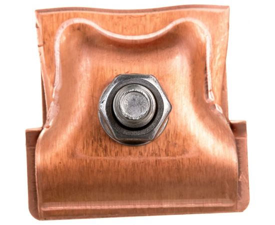 Держатель круглого проводника EZETEK 6-10мм для фальца 0.7-3мм, медь 91093 – изображение 4