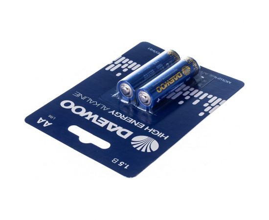 Алкалиновая батарейка Daewoo LR 6 HIGH ENERGY Alkaline BL-2 5030299 – изображение 5