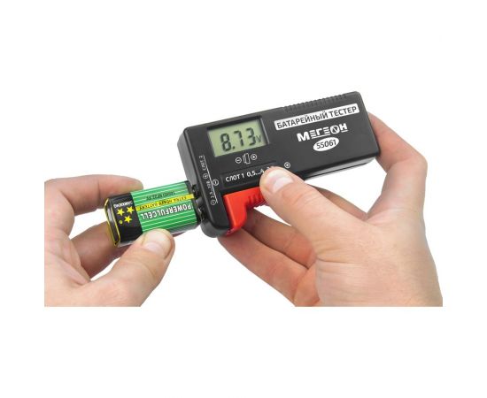 Тестер батареек МЕГЕОН 55061 – изображение 5