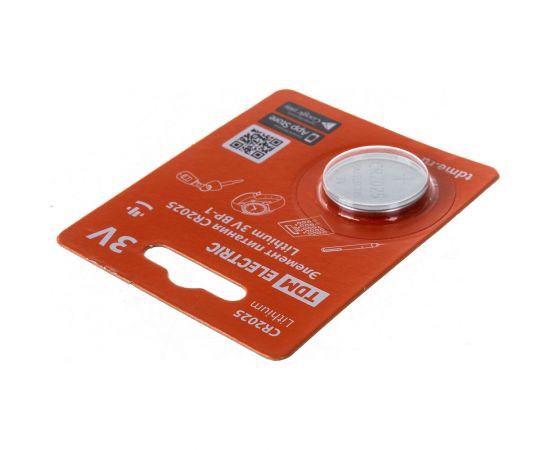 Элемент питания TDM CR2025 Lithium 3V BP-1 SQ1702-0098 – изображение 5