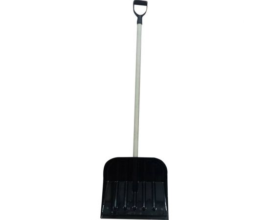 Лопата из поликарбоната с деревянным черенком Gigant температура работы до -60 C, черная, 450х390 мм GDEV-10 