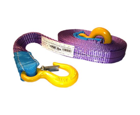 Автомобильный буксир (разрывная нагрузка 5т, 5м, Крюк-крюк) СТРОП-ПРО SP02290 