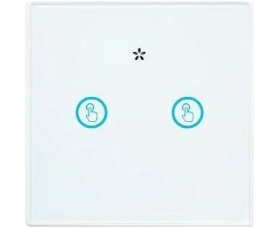 Умный беспроводной выключатель Sibling белый 2 клавиши Powerlight-M2 00-00003354 