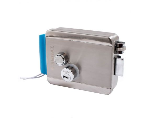 Накладной электромеханический замок БУЛАТ ЗЭМн 850 НС нержавеющая сталь ДЛЯ КАЛИТОК И ВОРОТ 14094 