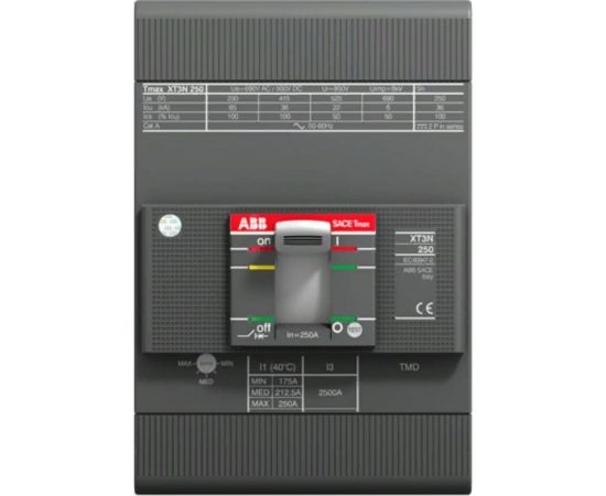 Автоматический выключатель ABB XT3N 250 TMD200-2000 200A 3p F F 1SDA068058R1 