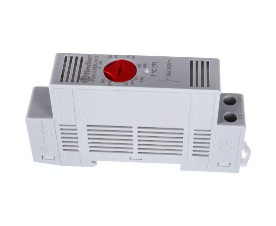 Модульный щитовой термостат Finder НЗ контакт, 10А, 7T8100002403 