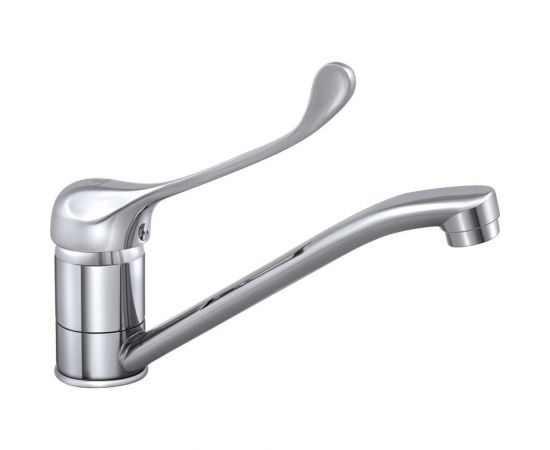 Смеситель для мойки СЛАВЕН с длинным изливом, одноручный СЛ-ОД-Х81 