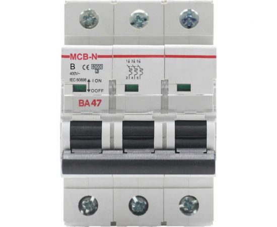 Автоматический выключатель AKEL ВА47-MCB-N-3P-B1-AC 400040 – изображение 2