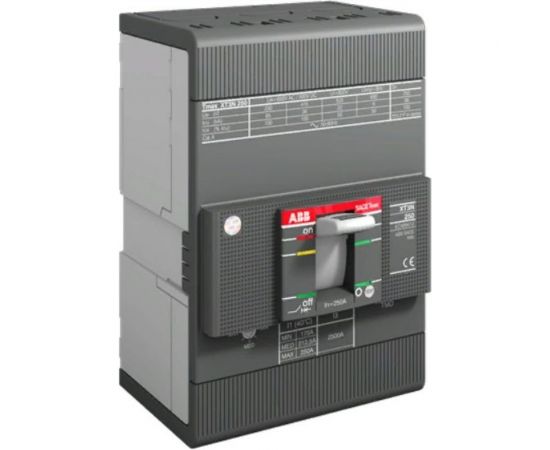 Автоматический выключатель ABB XT3N 250 TMD200-2000 200A 3p F F 1SDA068058R1 – изображение 2
