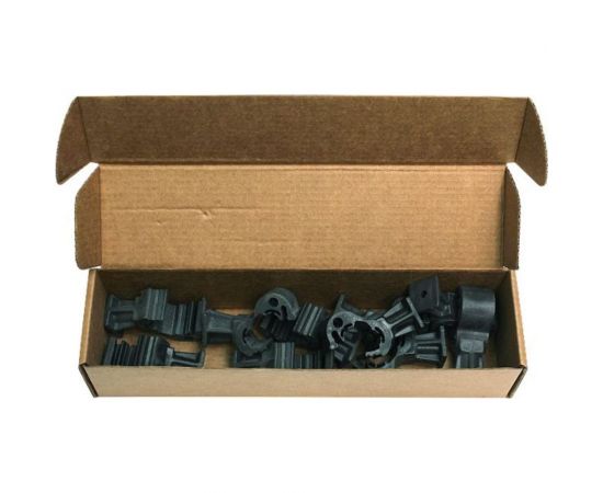 Комплект, набор из 10 держателей токоотвода для молниезащиты TORR пластиковый 6182334 – изображение 2