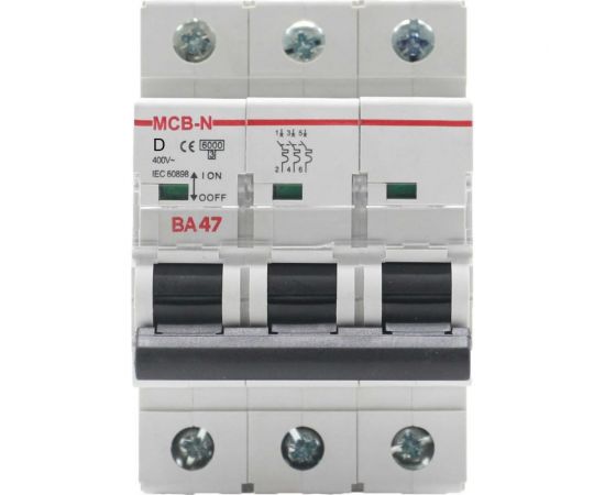 Автоматический выключатель AKEL ВА47-MCB-N-3P-D40-AC 400206 – изображение 2