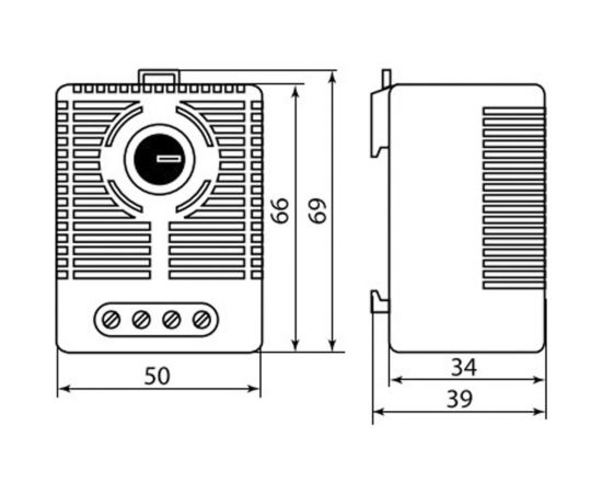 Электронный термостат TDM ТЭН-01 230В от -20 до +60 градусов C SQ0832-0026 – изображение 2
