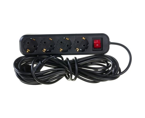 Бытовой удлинитель Gigant с заземлением ПВС 3x0,75 3500Вт 4 гнезда 7м 80095 – изображение 2