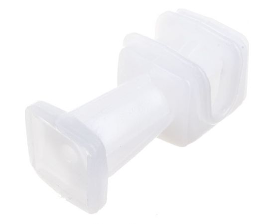 Держатель круглого проводника EZETEK 6-8мм прозрачный, высота 36мм, пластик 91006 – изображение 2