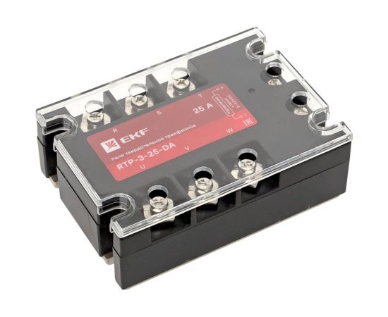 Твердотельное трехфазное реле EKF RTP-25-DA PROxima rtp-3-25-da – изображение 2
