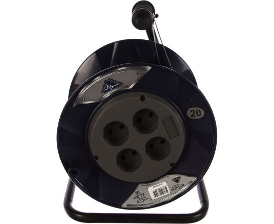 Удлинитель Партнер-Электро PowerLine 4 гн. б/з ПВС 2х0,75 ГОСТ 6A 20м UK101B-420DB – изображение 2