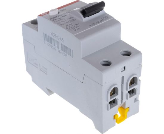 Выключатель дифференциального тока ABB 2 модуля FH202 AC-25/0,1 2CSF202006R2250 – изображение 2