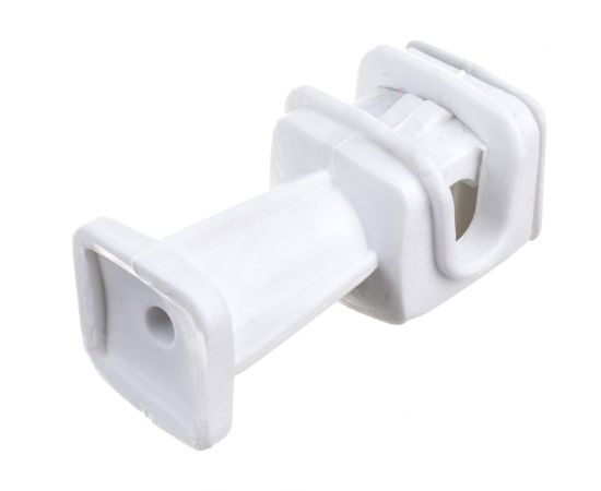 Держатель круглого проводника EZETEK 6-8мм белый, высота 36мм, пластик 91008 – изображение 2