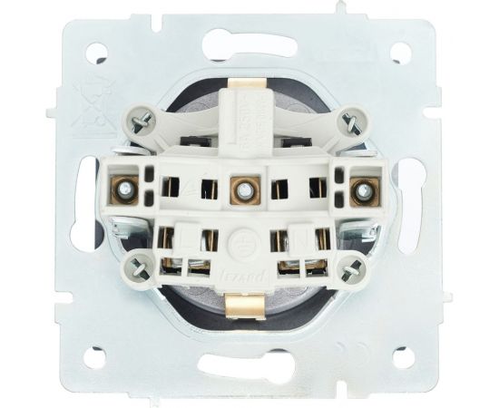 Розетка Lezard VESNA с заземлением, ПБТ, графит 742-3488-122B – изображение 3
