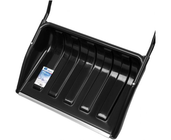 Пластиковый движок для уборки снега СИБРТЕХ 690x470x1420 мм, стальная рукоятка 61642 – изображение 3