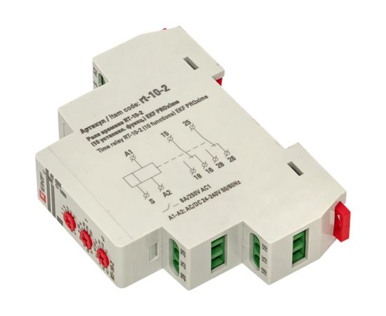 Реле времени EKF (10 устанавл. функц.) PROxima rt-10-2 – изображение 3
