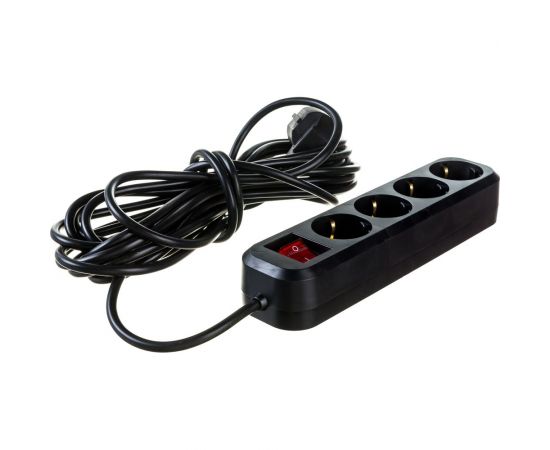 Бытовой удлинитель Gigant с заземлением ПВС 3x0,75 3500Вт 4 гнезда 7м 80095 – изображение 3